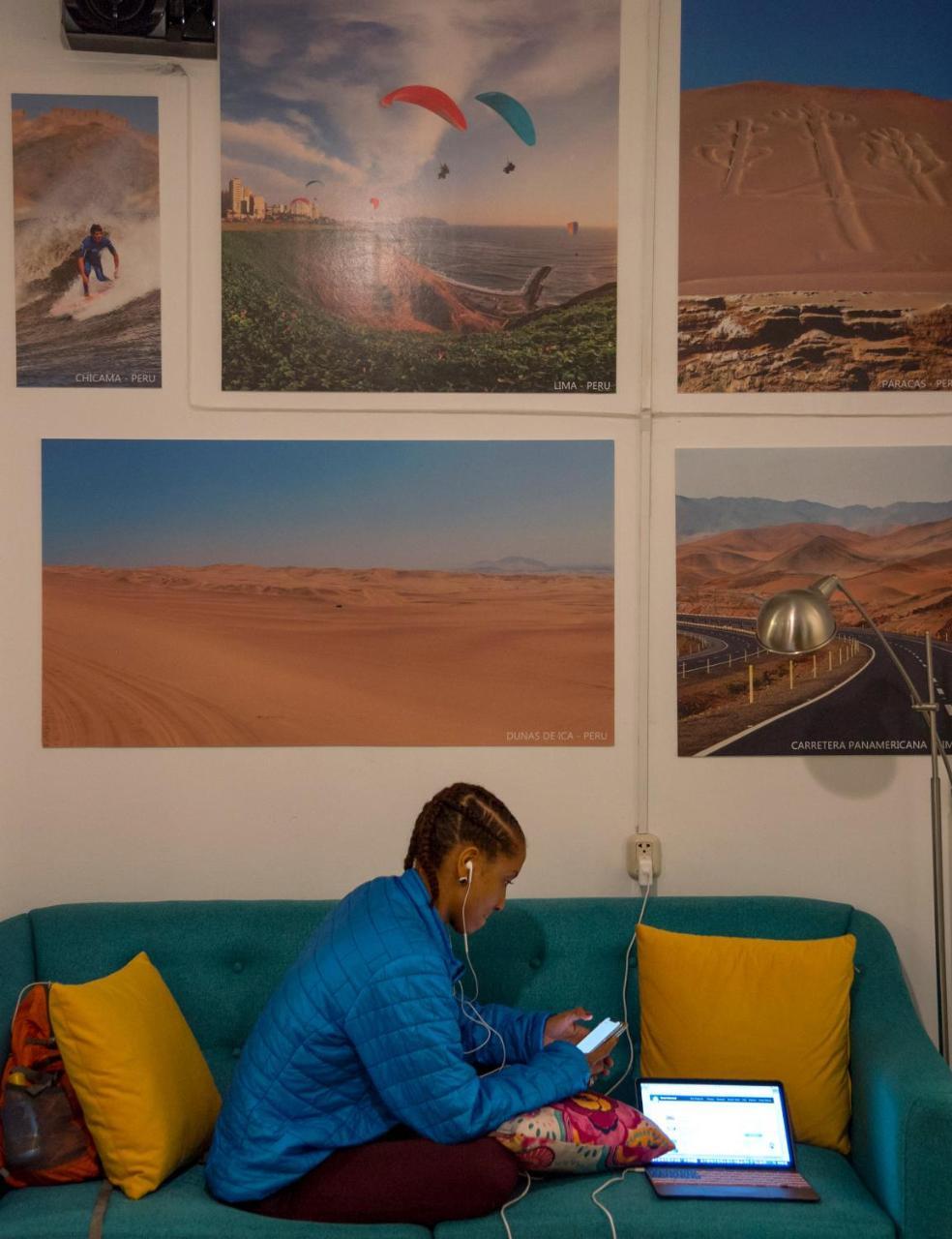Dragonfly Hostels Barranco Lima Bagian luar foto
